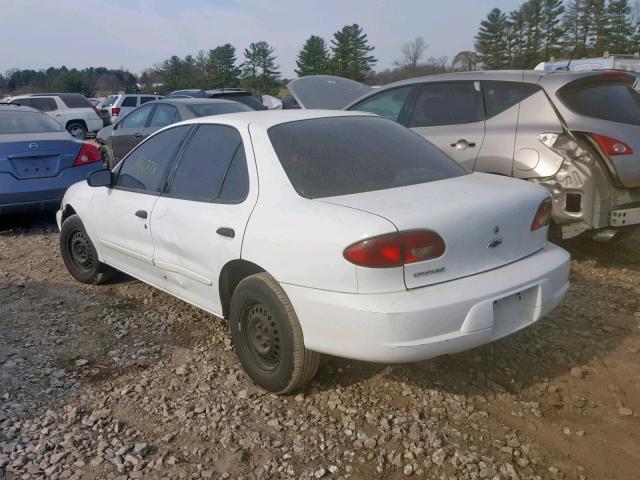 1G1JC524027286329 - 2002 CHEVROLET CAVALIER B WHITE photo 3