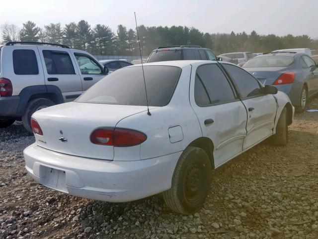 1G1JC524027286329 - 2002 CHEVROLET CAVALIER B WHITE photo 4