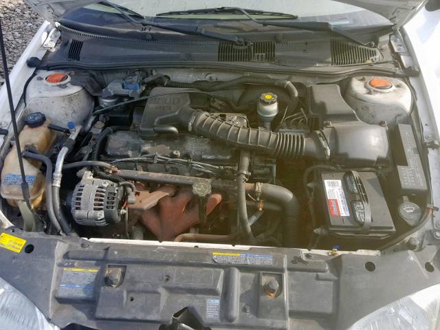 1G1JC524027286329 - 2002 CHEVROLET CAVALIER B WHITE photo 7