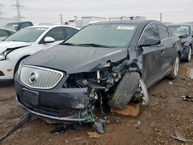 1G4GC5EG6AF207852 - 2010 BUICK LACROSSE C BLACK photo 2