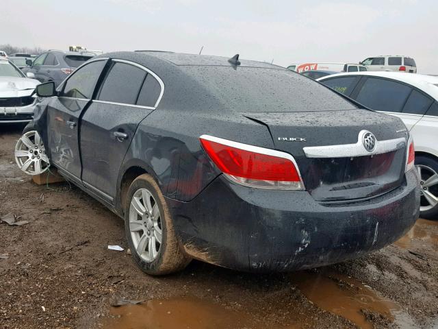 1G4GC5EG6AF207852 - 2010 BUICK LACROSSE C BLACK photo 3