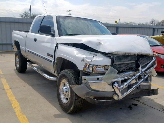 1B7KF23691J607092 - 2001 DODGE RAM 2500 WHITE photo 1