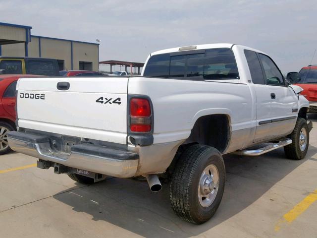 1B7KF23691J607092 - 2001 DODGE RAM 2500 WHITE photo 4