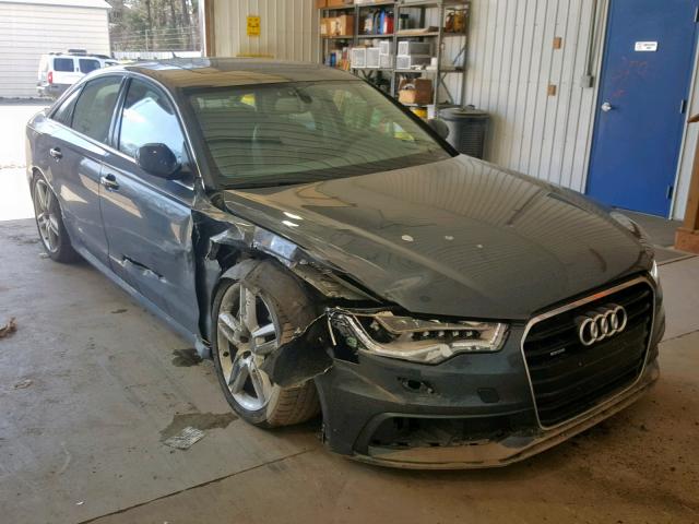 WAUFGAFC4FN011766 - 2015 AUDI A6 PREMIUM GRAY photo 1