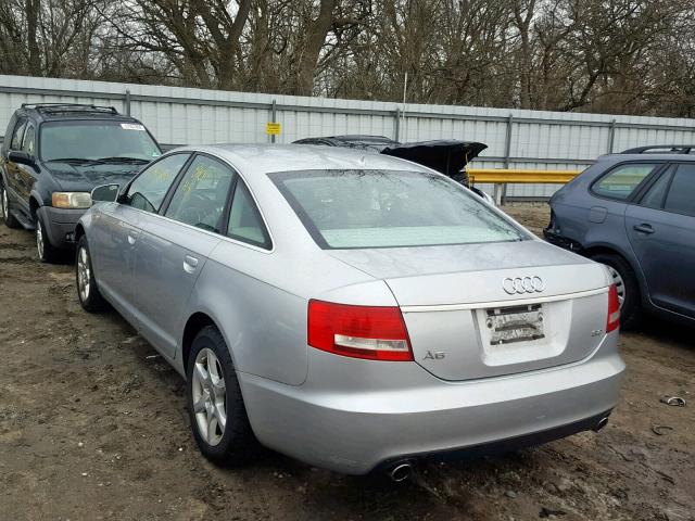 WAUAH74F07N032736 - 2007 AUDI A6 3.2 SILVER photo 3