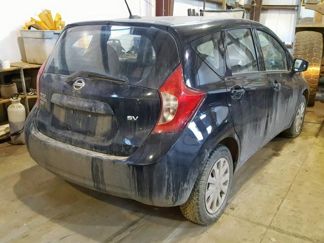 3N1CE2CP0GL402684 - 2016 NISSAN VERSA NOTE BLACK photo 4