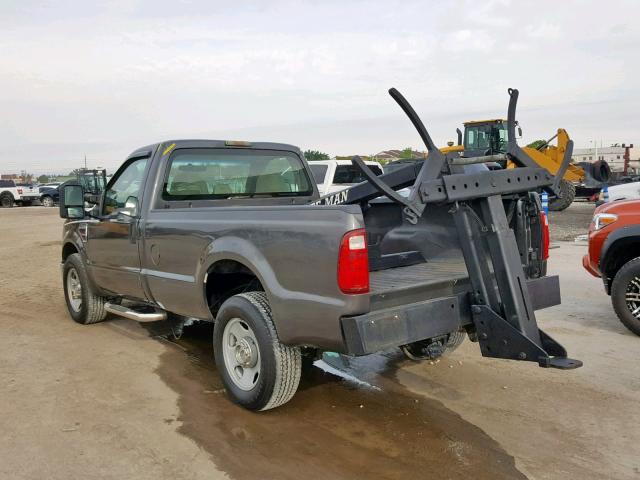 1FTWF30R98EA53710 - 2008 FORD F350 SRW S GRAY photo 3