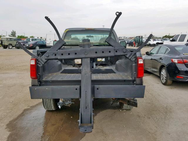 1FTWF30R98EA53710 - 2008 FORD F350 SRW S GRAY photo 9