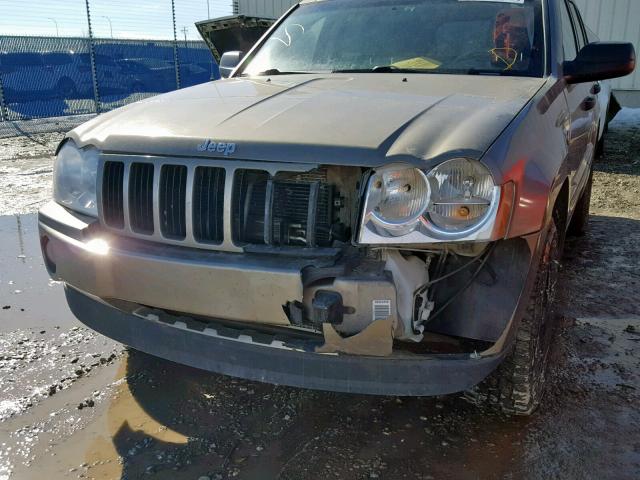 1J4HR48N65C666392 - 2005 JEEP GRAND CHER BROWN photo 9