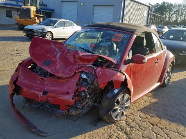 3VWRF31Y49M402459 - 2009 VOLKSWAGEN NEW BEETLE Rot Foto 2