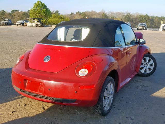 3VWRF31Y49M402459 - 2009 VOLKSWAGEN NEW BEETLE Rot Foto 4