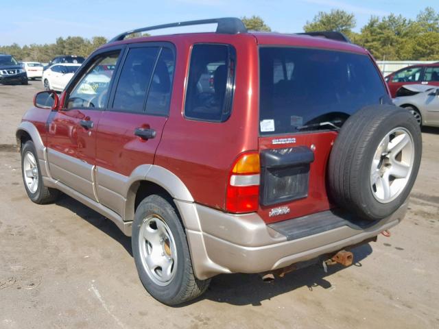 JS3TD62V334104879 - 2003 SUZUKI GRAND VITA RED photo 3