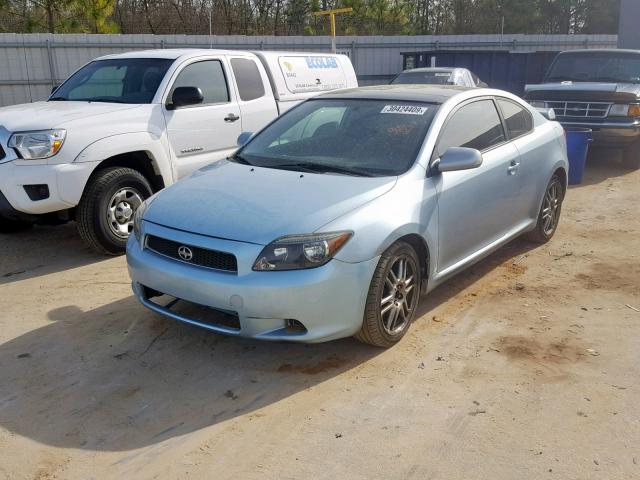 JTKDE177660119717 - 2006 TOYOTA SCION TC BLUE photo 2