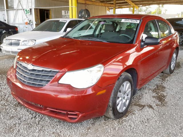 1C3CC4FB2AN187884 - 2010 CHRYSLER SEBRING TO RED photo 2