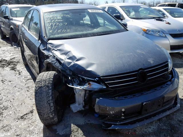 3VW2K7AJ6FM339707 - 2015 VOLKSWAGEN JETTA BASE GRAY photo 1