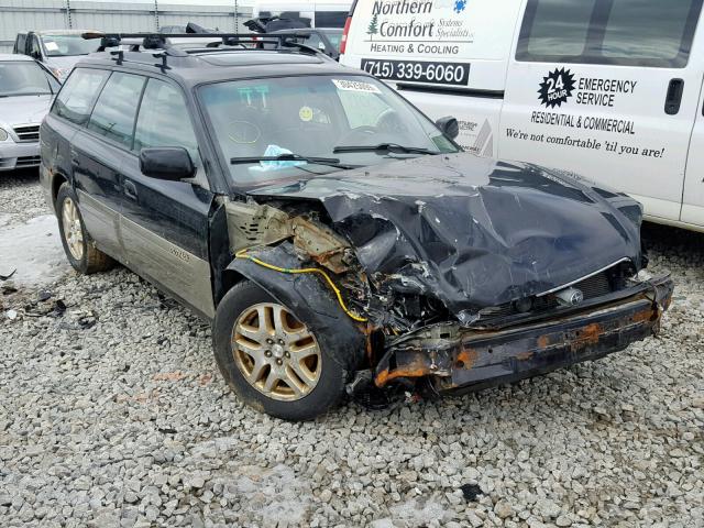 4S3BH686936609764 - 2003 SUBARU LEGACY OUT BLACK photo 1