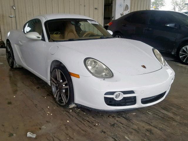 WP0AA29847U762739 - 2007 PORSCHE CAYMAN S WHITE photo 1