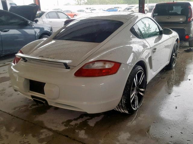 WP0AA29847U762739 - 2007 PORSCHE CAYMAN S WHITE photo 4