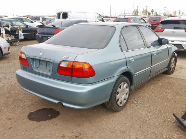 2HGEJ6613YH571027 - 2000 HONDA CIVIC BASE Yaşıl foto 4