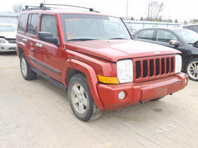 1J8HG48N66C104868 - 2006 JEEP COMMANDER MAROON photo 1