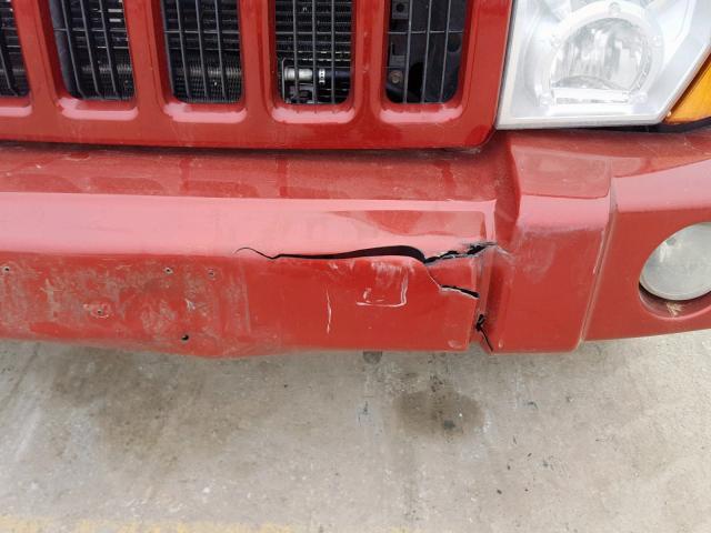 1J8HG48N66C104868 - 2006 JEEP COMMANDER MAROON photo 9