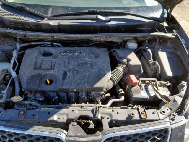 5Y2SP67869Z422754 - 2009 PONTIAC VIBE GRAY photo 7