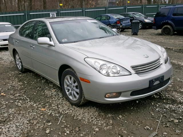 JTHBA30G045013231 - 2004 LEXUS ES 330 SILVER photo 1