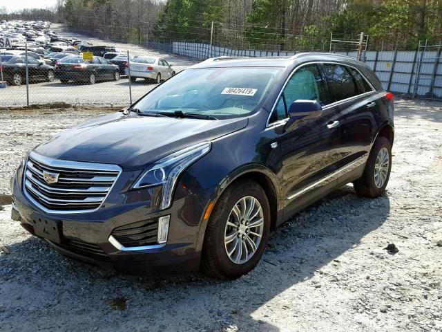 1GYKNDRS2HZ187815 - 2017 CADILLAC XT5 LUXURY CHARCOAL photo 2