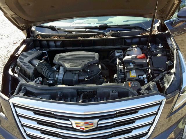 1GYKNDRS2HZ187815 - 2017 CADILLAC XT5 LUXURY CHARCOAL photo 7