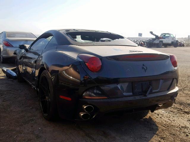 ZFF65LJA1C0182740 - 2012 FERRARI CALIFORNIA BLACK photo 3