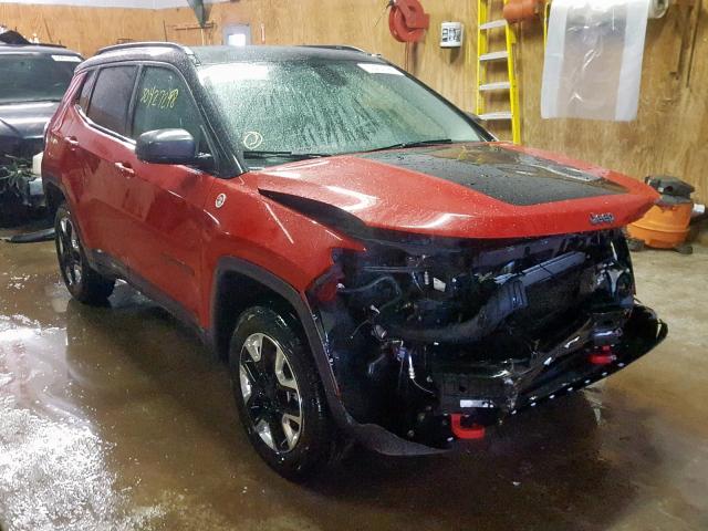 3C4NJDDB0HT657773 - 2017 JEEP COMPASS TR RED photo 1