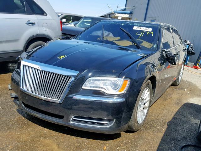 2C3CCAAG5EH127646 - 2014 CHRYSLER 300 BLACK photo 2