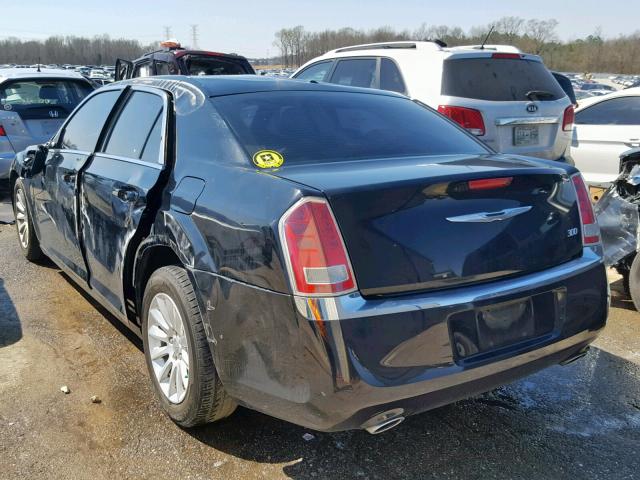 2C3CCAAG5EH127646 - 2014 CHRYSLER 300 BLACK photo 3