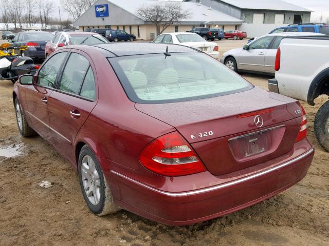 WDBUF26J55A636862 - 2005 MERCEDES-BENZ E 320 CDI MAROON photo 3