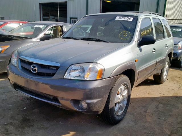 4F2YZ94173KM12635 - 2003 MAZDA TRIBUTE LX GREEN photo 2