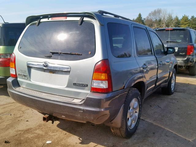 4F2YZ94173KM12635 - 2003 MAZDA TRIBUTE LX GREEN photo 4