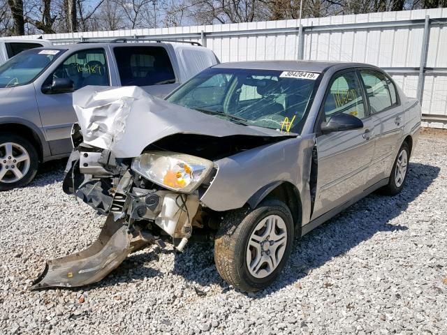 1G1ZS58F87F275980 - 2007 CHEVROLET MALIBU LS SILVER photo 2