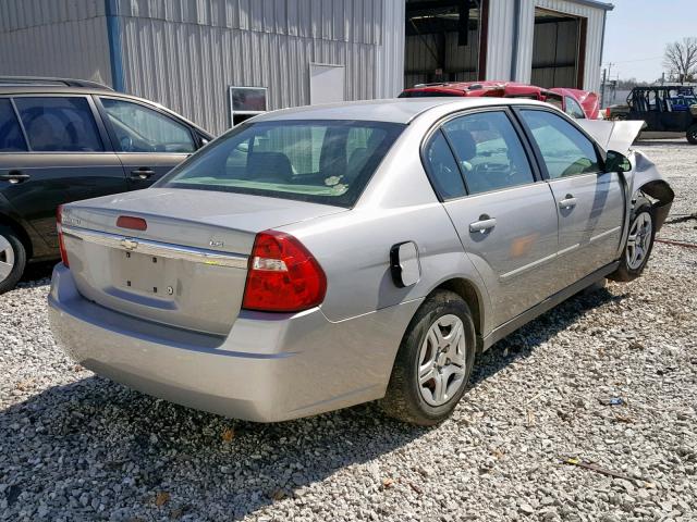 1G1ZS58F87F275980 - 2007 CHEVROLET MALIBU LS SILVER photo 4