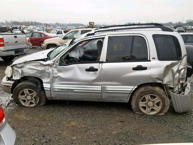 2CNBJE34436925542 - 2003 CHEVROLET TRACKER LT SILVER photo 10