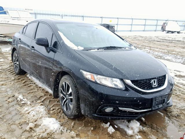 19XFB2F9XDE050505 - 2013 HONDA CIVIC EXL BLACK photo 1