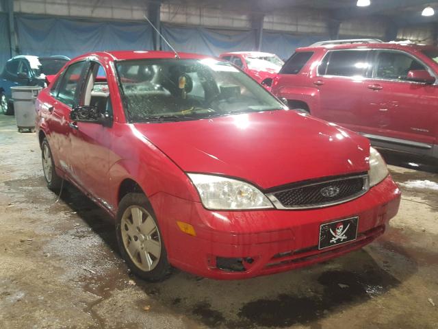 1FAFP34N36W150886 - 2006 FORD FOCUS ZX4 RED photo 1