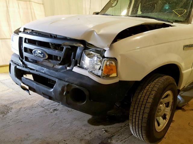 1FTKR1ED7APA66800 - 2010 FORD RANGER SUP WHITE photo 9