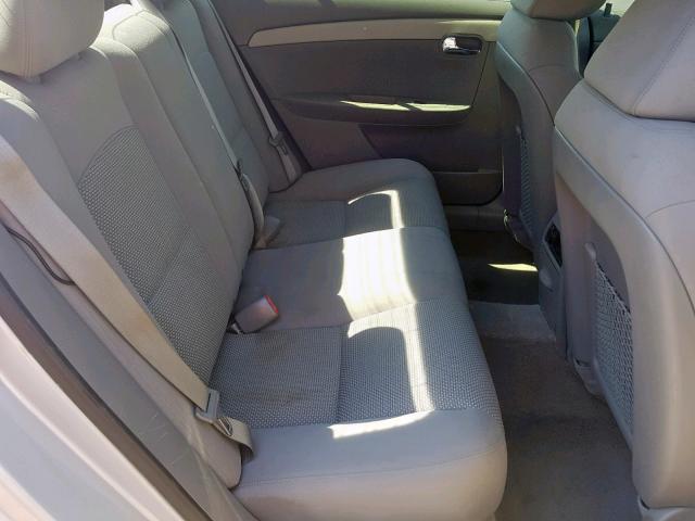 1G1ZC5E0XAF188876 - 2010 CHEVROLET MALIBU 1LT ვერცხლისფერი ფოტო 6