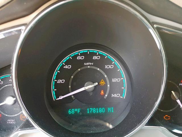 1G1ZC5E0XAF188876 - 2010 CHEVROLET MALIBU 1LT ვერცხლისფერი ფოტო 8