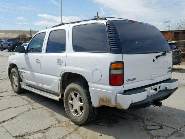 1GKEK63U54J313972 - 2004 GMC YUKON DENA WHITE photo 3