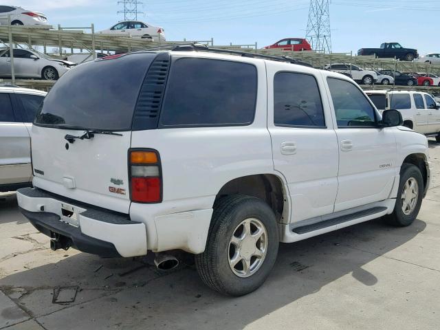 1GKEK63U54J313972 - 2004 GMC YUKON DENA WHITE photo 4