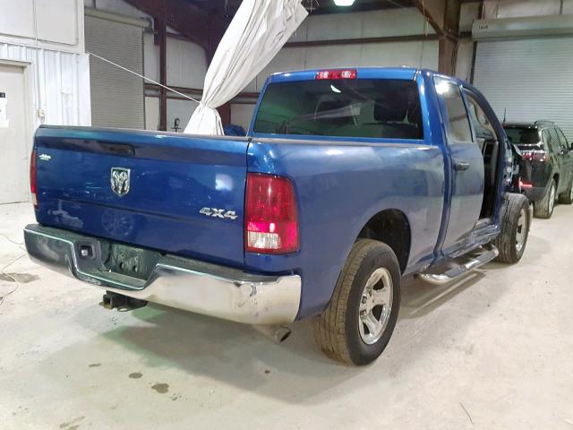 1D7RV1GT5BS640796 - 2011 DODGE RAM 1500 BLUE photo 4