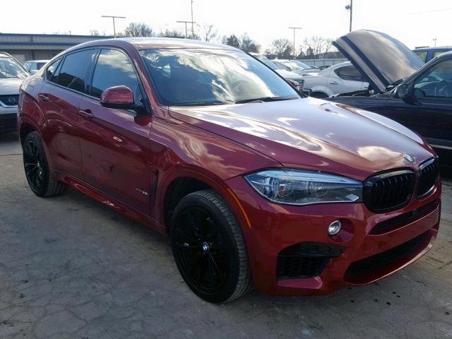 5UXKU2C37H0U29483 - 2017 BMW X6 XDRIVE3 RED photo 1