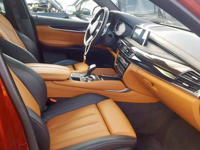 5UXKU2C37H0U29483 - 2017 BMW X6 XDRIVE3 RED photo 5