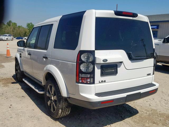 SALAG2V69GA799332 - 2016 LAND ROVER LR4 HSE WHITE photo 3